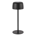 Zuma Line - Lâmpada de mesa recarregável LED dimmerizável LED/2W/1200 mAh IP44 preta