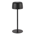 Zuma Line - Lâmpada de mesa recarregável LED dimmerizável LED/2W/1200 mAh IP44 preta