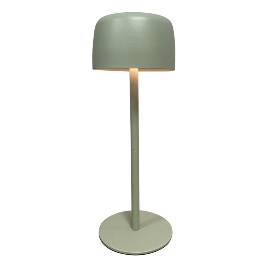 Zuma Line - Lâmpada de mesa recarregável LED dimmerizável LED/2W/1200 mAh IP44 verde