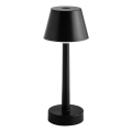 Zuma Line - Lâmpada de mesa recarregável LED RGBW dimmerizável LED/0,7W/1300 mAh IP44 preta