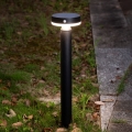 Zuma Line - Lâmpada solar LED com sensor de movimento e crepúsculo LED/4,5W/2000 mAh IP44 preta