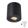 Zuma Line - LED RGBW regulável spot para casa de banho 1xGU10/4,8W/230V IP44 preto + controlo remoto
