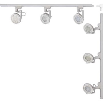 Zuma Line - Luminária com spots para trilho 6xGU10/15W/230V, branca