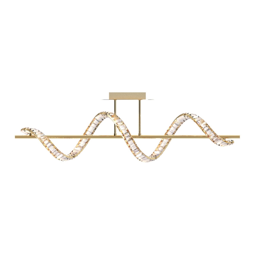 Zuma Line - Lustre de cristal LED regulável em barra LED/24,5W/230V 2700-6000K com controlo remoto