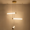 Zuma Line - Lustre LED dimerizável em cabo LED/64W/230V 2700-6500K dourado + controlo remoto