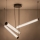 Zuma Line - Lustre LED dimerizável suspenso por cabo LED/64W/230V 2700-6500K preto + controlo remoto