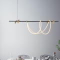 Zuma Line - Lustre LED regulável em cabo LED/60W + LED/7,5W/230V 2700-6000K preto/dourado + comando à distância