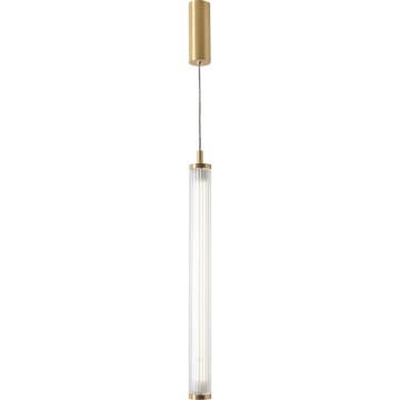 Zuma Line - Lustre LED regulável suspenso por cabo LED/26W/230V 2700-6500K dourado + controlo remoto