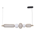 Zuma Line - Lustre LED regulável suspenso por cabo LED/27W/230V 3000-5700K dourado + comando remoto