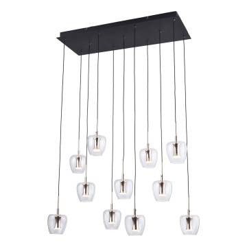 Zuma Line - Lustre LED suspenso por cabo 11xLED/3W/230V preto