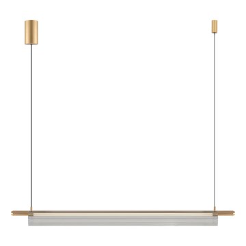 Zuma Line - Lustre LED suspenso por cabo LED/14W/230V dourado