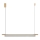 Zuma Line - Lustre LED suspenso por cabo LED/14W/230V dourado