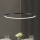 Zuma Line - Lustre LED suspenso por cabo LED/36W/230V 3000/4000/6000K diâmetro 80 cm preto