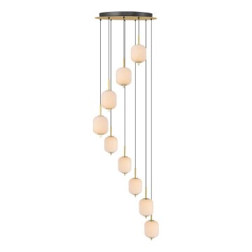 Zuma Line - Lustre LED suspenso por cabo LED/55W/230V Ø 63 cm dourado