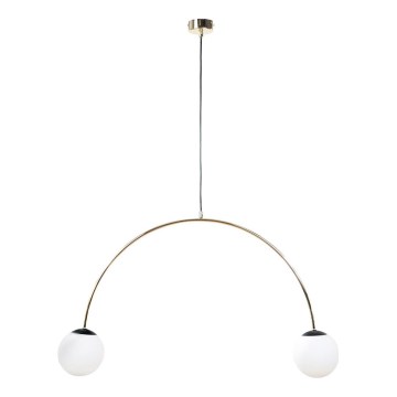 Zuma Line - Lustre suspenso por cabo 2xE14/10W/230V dourado
