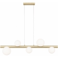 Zuma Line - Lustre suspenso por cabo 5xG9/33W/230V dourado