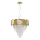 Zuma Line - Lustre suspenso por cabo 7xG9/28W/230V dourado