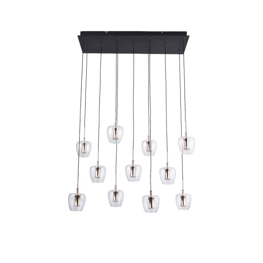 Zuma Line - Lustre LED suspenso por cabo 11xLED/3W/230V preto