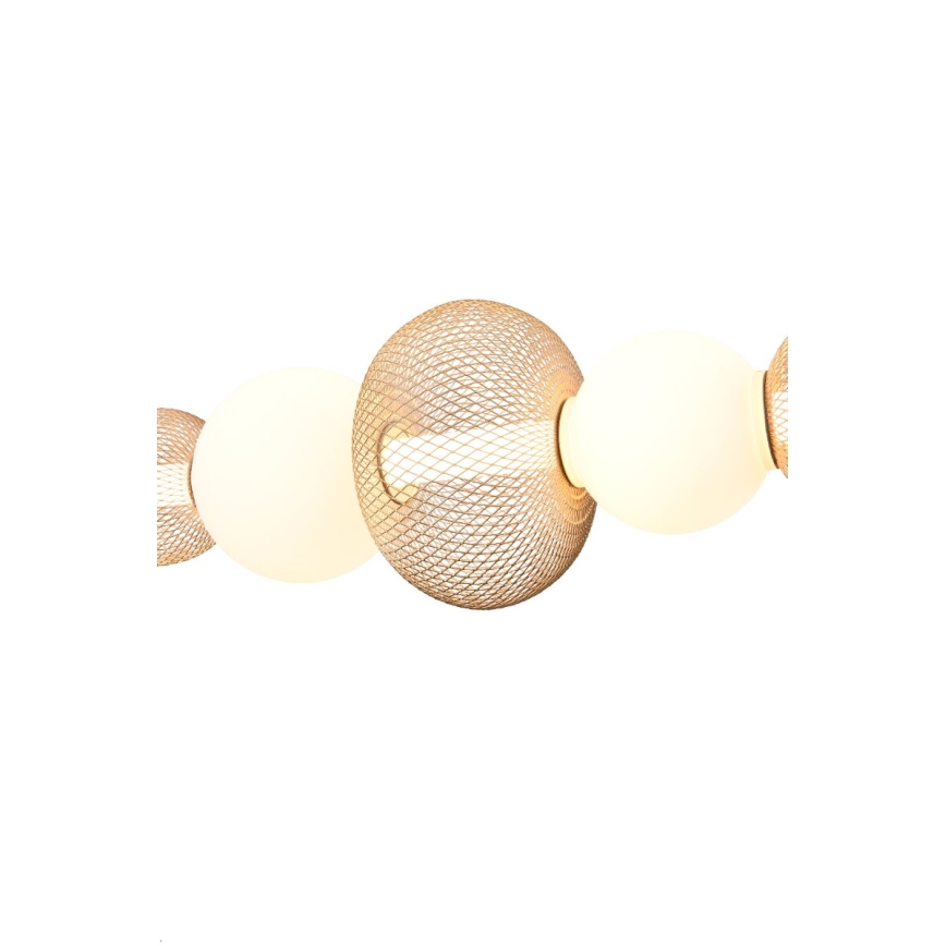 Zuma Line - Lustre LED regulável suspenso por cabo LED/27W/230V 3000-5700K dourado + comando remoto