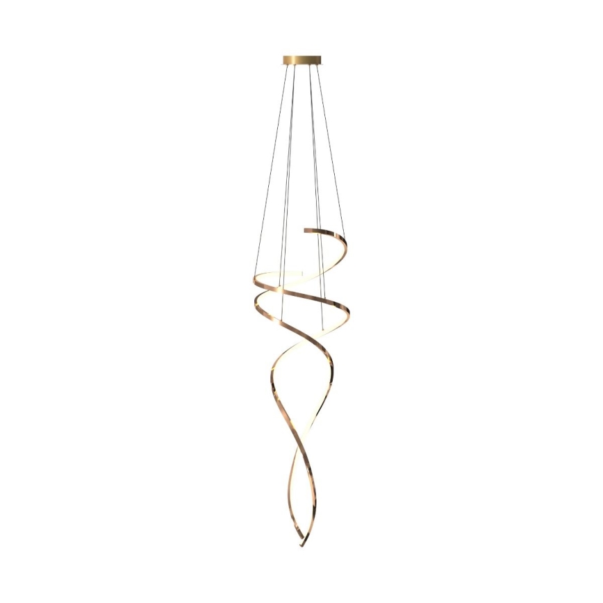 Zuma Line - Candeeiro suspenso LED com regulação LED/68W/230V 3000/4000/6000K Rosa dourado + comando