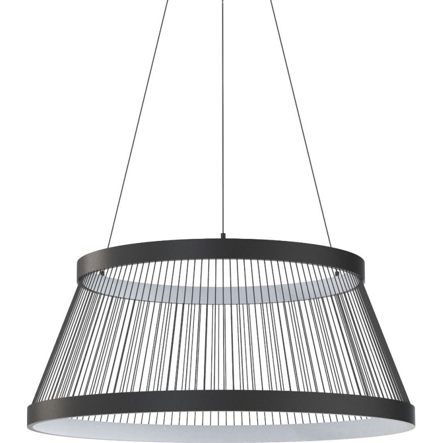 Zuma Line - Candeeiro suspenso LED com regulação LED/53W/230V 2700-6000K preto + comando