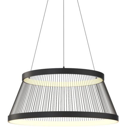 Zuma Line - Candeeiro suspenso LED com regulação LED/53W/230V 2700-6000K preto + comando