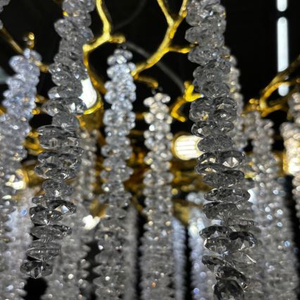 Zuma Line - Candeeiro suspenso 8xG9/3,5W/230V dourado