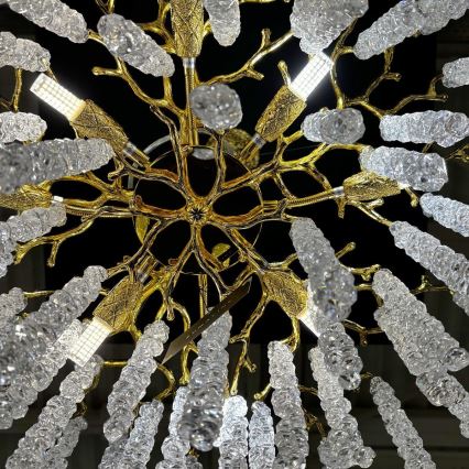 Zuma Line - Candeeiro suspenso 8xG9/3,5W/230V dourado