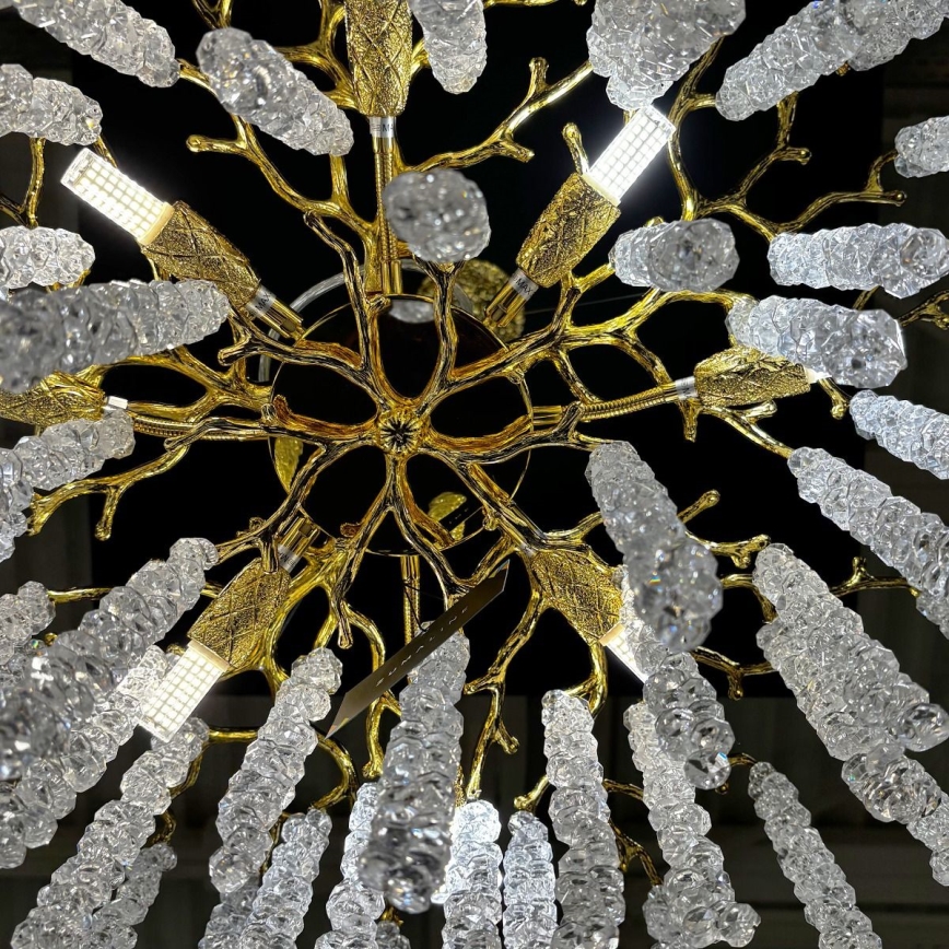 Zuma Line - Candeeiro suspenso 8xG9/3,5W/230V dourado