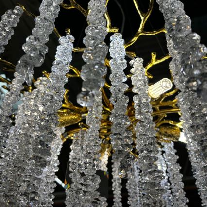 Zuma Line - Candeeiro suspenso 8xG9/3,5W/230V dourado