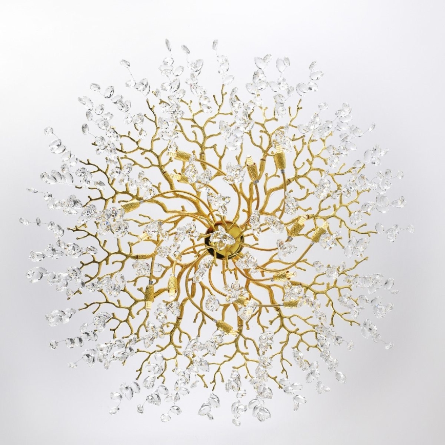 Zuma Line - Lustre suspenso por cabo 14xG9/3,5W/230V Ø 100 cm dourado