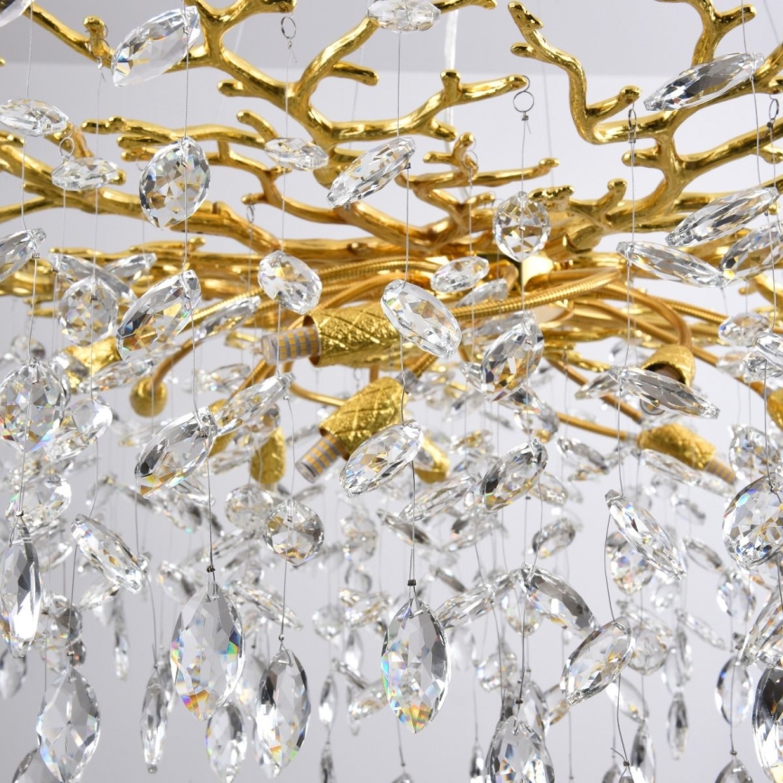 Zuma Line - Lustre suspenso por cabo 14xG9/3,5W/230V Ø 100 cm dourado