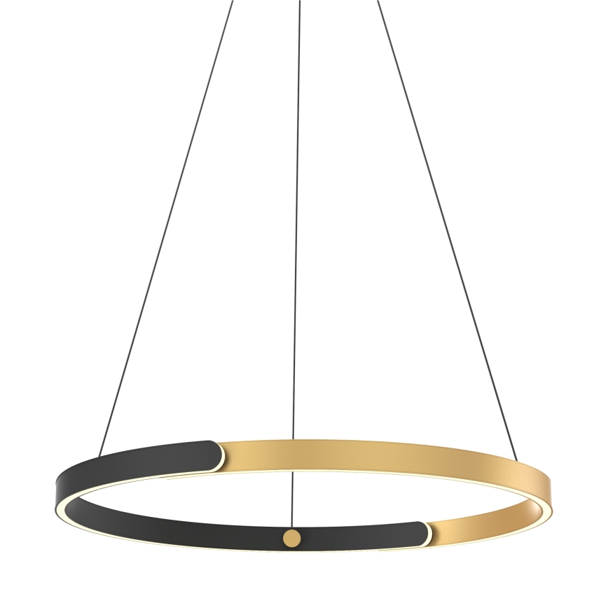 Zuma Line - Lustre LED dimmerável suspenso em cabo LED/30W/230V preto/dourado