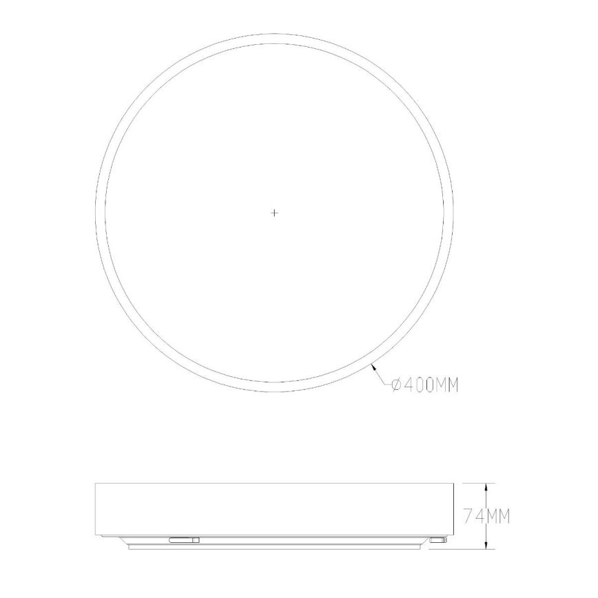 Zuma Line - Luminária de teto para banheiro com LED dimmerizável LED/36W/230V 3000-6000K diâmetro 40 cm IP44 latão + controlo remoto