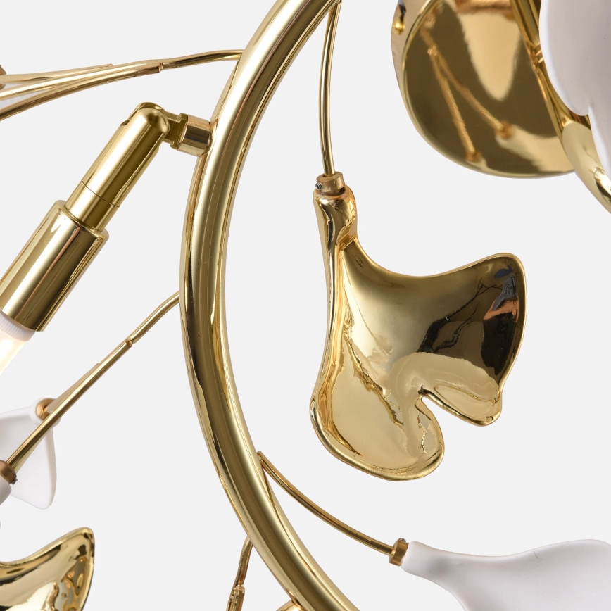 Zuma Line - Lustre de teto de montagem superficial 6xG9/42W/230V Ø 70 cm dourado