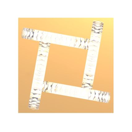 Zuma Line - Luminária de teto de cristal LED dimmerizável LED/23,5W/230V 2700-6000K dourada + controlo remoto