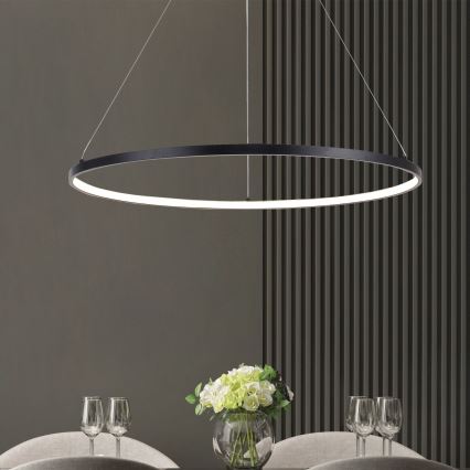 Zuma Line - Lustre LED suspenso por cabo LED/40W/230V 3000/4000/6000K Ø 90 cm preto