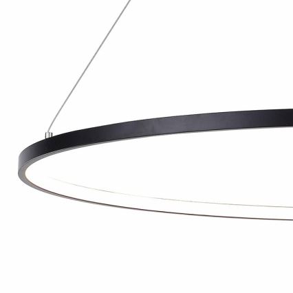 Zuma Line - Lustre LED suspenso por cabo LED/40W/230V 3000/4000/6000K Ø 90 cm preto