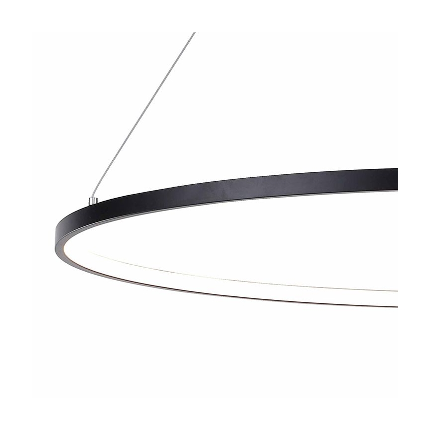Zuma Line - Lustre LED suspenso por cabo LED/40W/230V 3000/4000/6000K Ø 90 cm preto
