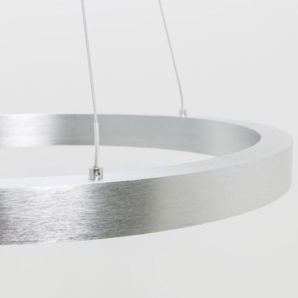 Zuma Line - Candelabro suspenso LED LED/30W/230V d. 40 cm prateado