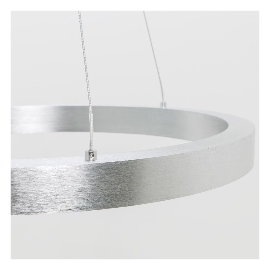 Zuma Line - Candelabro suspenso LED LED/30W/230V d. 40 cm prateado