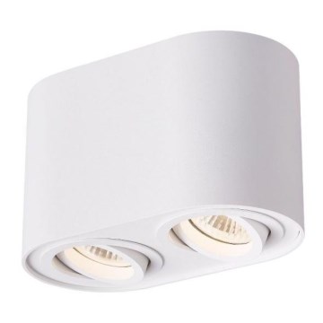 Zuma Line - Spot de teto 2xGU10/50W/230V branco