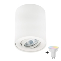 Zuma Line - Spot LED RGBW dimerizável 1xGU10/4,8W/230V branco + controlo remoto