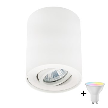 Zuma Line - Spot LED RGBW dimerizável 1xGU10/4,8W/230V branco + controlo remoto