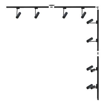 Zuma Line - Spot orientável para trilho 8xGU10/35W/230V preto