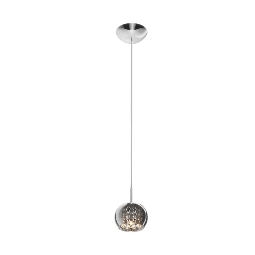 Zuma Line - Vidro de reposição para lustre G9, Ø 13 cm, cinza fumê