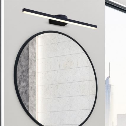 Zuma Line - Luminária de parede LED/20W/230V 60 cm preta